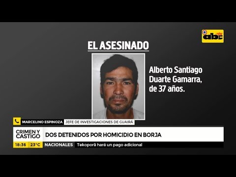 Crimen y Castigo: Dos detenidos por homicidio en Borja
