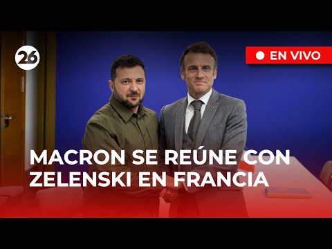 MACRON se reúne con ZELENSKI tras visitar SOLDADOS UCRANIANOS en FRANCIA