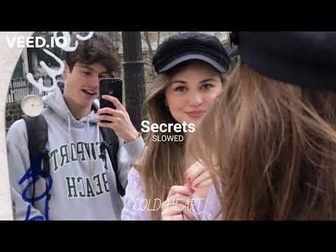 Secrets (SLOWED DOWN) | Regard feat. RAYE & Tom Field REMIX | COLD HEART