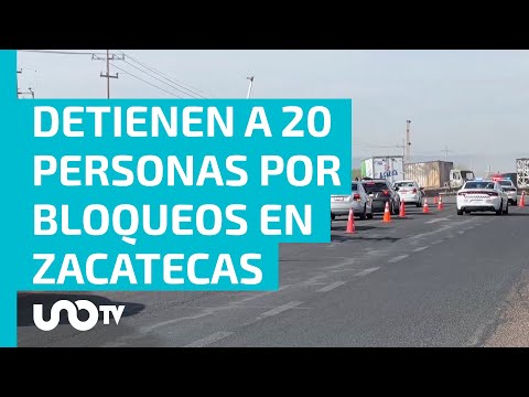 Captura de hombres armados detona bloqueos en Zacatecas