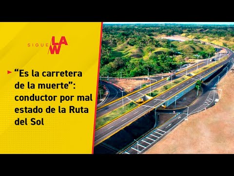 “Es la carretera de la muerte”: conductor por mal estado de la Ruta del Sol