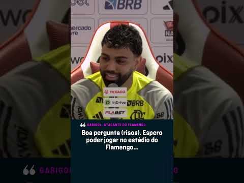 VEREMOS GABI NO ESTÁDIO DO FLAMENGO?  O Heitor leva jeito pra jornalista, hein?  #shorts