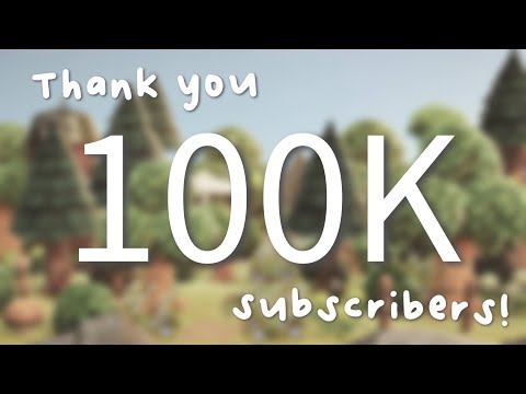 【あつ森】チャンネル登録者10万人ありがとう | Thank You For 100,000 subscribers