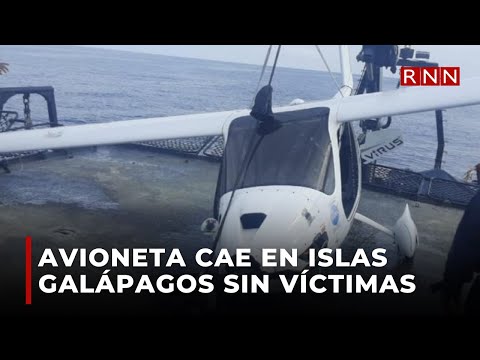 Avioneta con nueve personas cae en islas Galápagos sin dejar víctimas