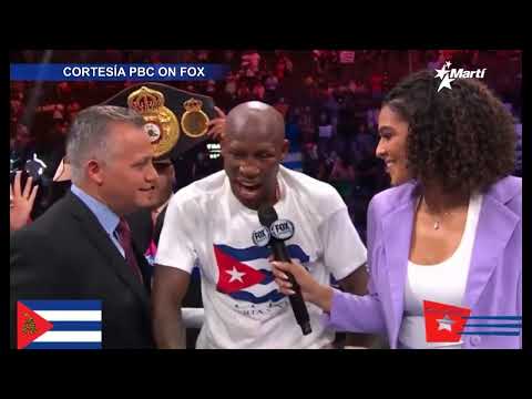 Info Martí | El cubano Yordenis Ugás, campeón mundial de boxeo, se reúne con el senador Bob Menéndez