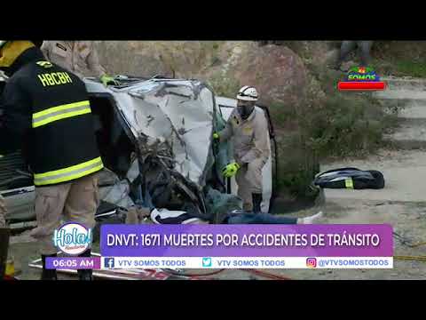 DNVT: 1671 muertes por accidente de tránsito