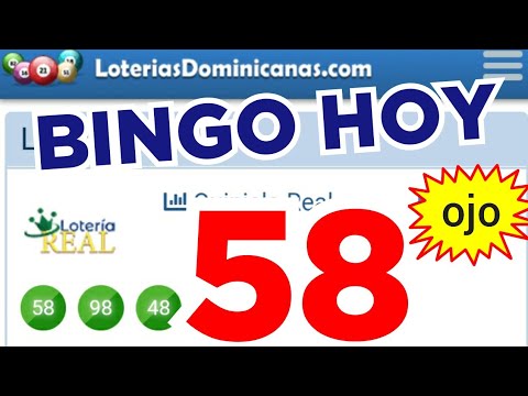 RESULTADOS de HOY...!! (( 58 )) BINGO hoy..! loteria REAL de HOY..! NÚMEROS PARA HOY...!! BINGO HOY