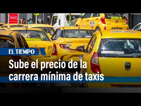 Secretaria de movilidad informa que el valor de la carrera mínima de los taxis sube a $6.300