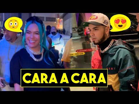 KAROL G y ANUEL AA CARA a CARA. SE ENCUENTRAN en partido de la NBA | LA BICHOTA | Tendencias 2022