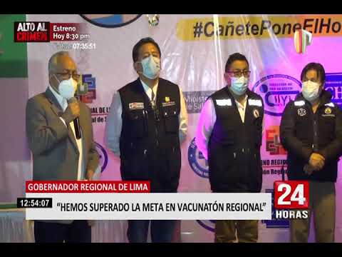 Segunda Vacunatón en región Lima traspasó meta de inmunizados