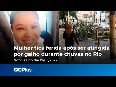 Mulher está internada em estado grave após ser atingida por galho no Rio
