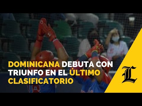 Dominicana debuta con triunfo en el último clasificatorio