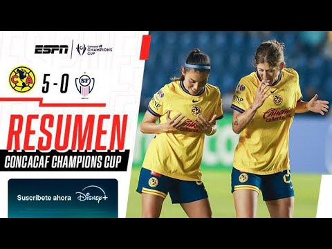 Resumen | América 5-0 Santa Fe | CONCACAF W Champions Cup - ¡Tremenda goleada de las ÁGUILAS!