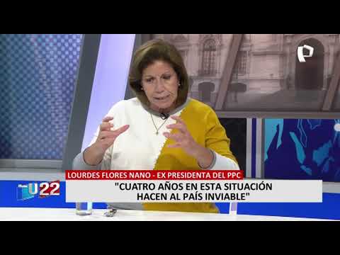 Lourdes Flores: “Yo sí creo que hubo irregularidades en las elecciones”