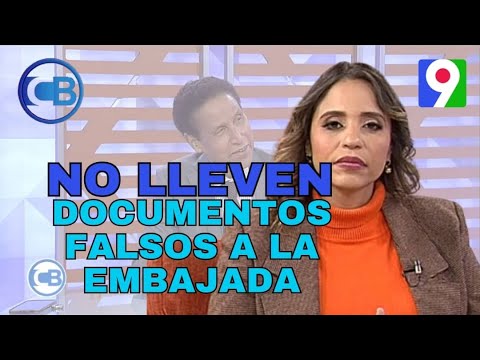 Perla Abreu: No lleven documentos falsos a la embajada | Con Los Famosos