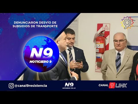 DENUNCIARON DESVÍO DE SUBSIDIOS DE TRANSPORTE - NOTICIERO 9