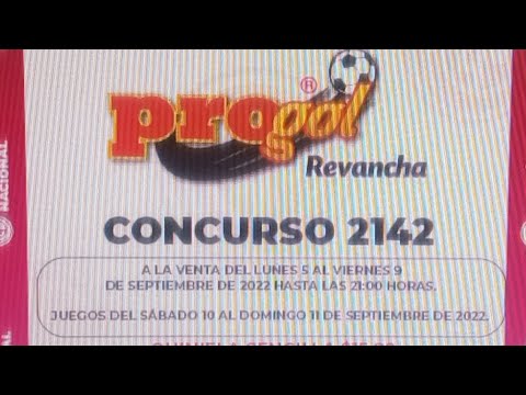 Progol 2142 Sii Sr Vamos Por 10 Aciertos Y 80 Pesotes Si