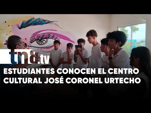 Estudiantes de secundaria visitan el centro cultural José Coronel Urtecho