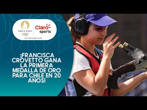 #Paris2024 | ¡Francisca Crovetto gana la primera medalla de oro para Chile en 20 años!