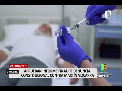 Martín Vizcarra: Aprueban informe final de denuncia constitucional por caso 'Vacunagate'