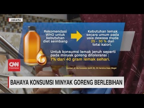 Bahaya Konsumsi Minyak Goreng Berlebihan