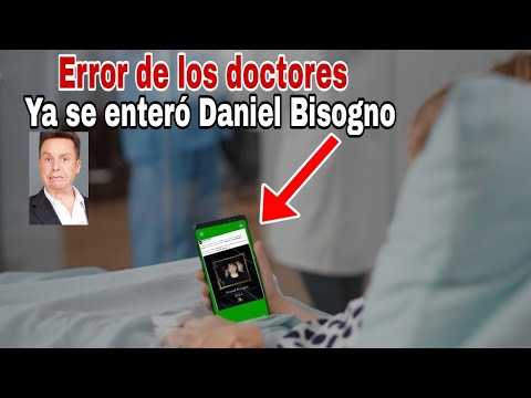 Al revisar su celular Daniel Bisogno se entera de la muerte de su madre y se vuelve a empeorar