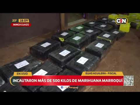 Incautaron más de 500 kilos de marihuana marroquí