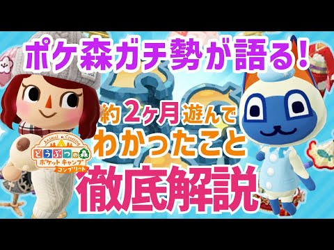 【ポケ森コンプ】ガチ勢が語る！約2ヶ月遊んでわかったこと徹底解説「どうぶつの森ポケットキャンプコンプリート」#ポケ森