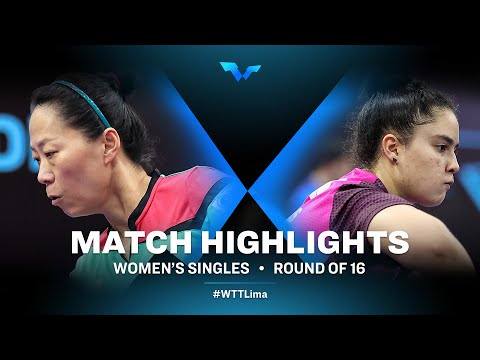 Table Tennis 🥍 Fu Yu vs Brianna Burgos | WS | WTT Contender Lima 2022 | (R16)