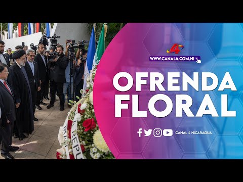 Presidente iraní presenta ofrenda floral en el mausoleo de Plaza de la Revolución