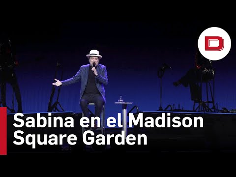 Joaquín Sabina, sin voz, consigue poner en pie al Madison Square Garden de Nueva York