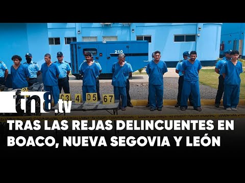 Policía pone tras las rejas a delincuentes en Masaya - Nicaragua