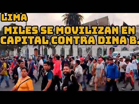 MARCHA MULTITUDINARIA CENTRO DE LIMA CONTRA GOBIERNO DE DINA BOLUARTE Y ALBERTO FUJIMORI..