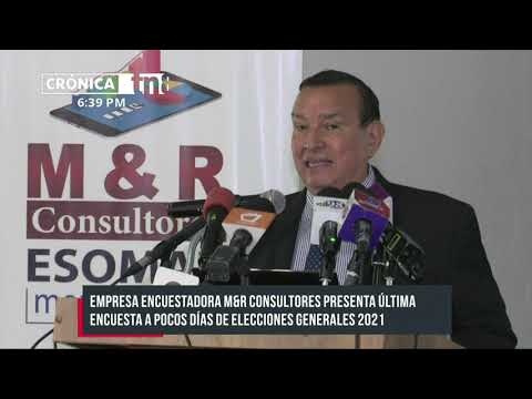 M&R Consultores: 70.7 por ciento de intención de voto para el FSLN - Nicaragua