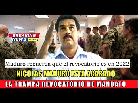 Maduro acepta REVOCATORIO de mandato UNA TRAMPA