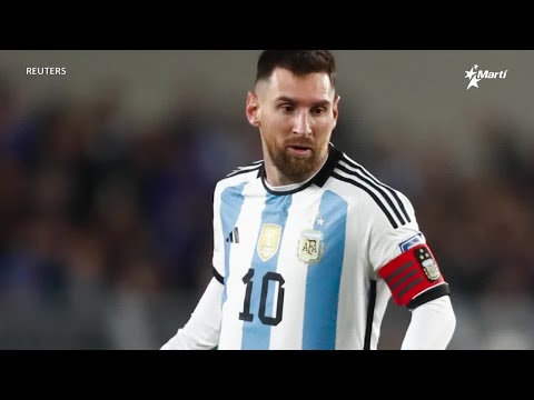 Messi no practicó con la selección de Argentina