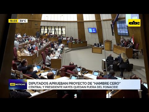 Diputados dan media sanción a proyecto Hambre cero y rectora de la UNA celebra la aprobación