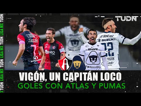 ¡COMPARTIENDO CAMISETAS! ? GOLAZOS de Vigón en Pumas y Atlas | TUDN