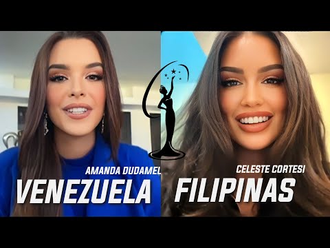 Miss Universe 2022 - Amanda Dudamel Miss Venezuela & Celeste Cortesi Miss Universe Philippines