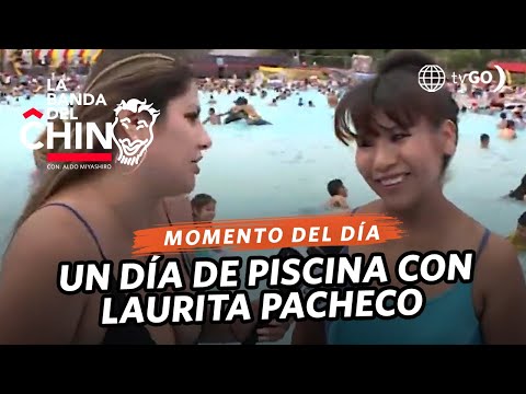 La Banda del Chino: Laurita Pacheco acude a la piscina más grande del Perú (HOY)