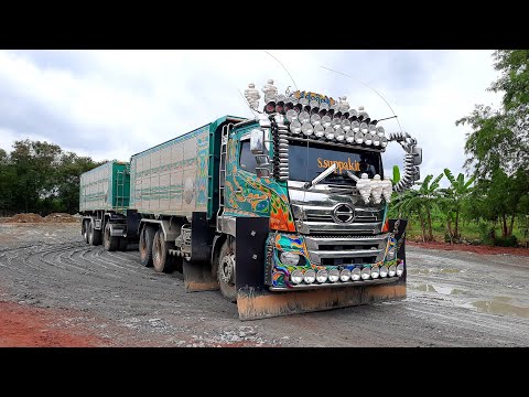 HINO-VICTOR-500-รถพ่วงแต่งสวยๆ HINO-VICTOR-500-รถพ่วงแต่งสวยๆ