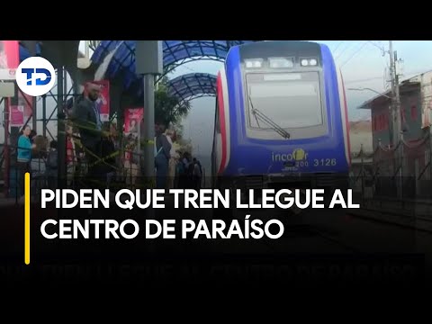 Vecinos de Paraíso piden que tren llegue hasta el centro del cantón