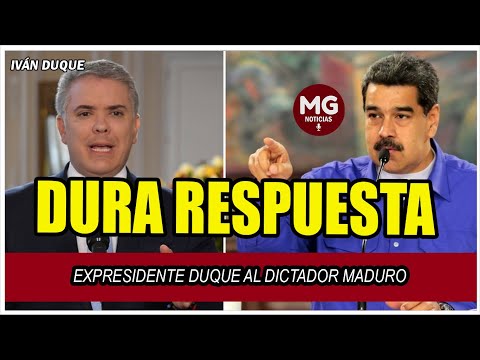 URGENTE  CONTUNDENTE RESPUESTA IVÁN DUQUE AL DICTADOR MADURO