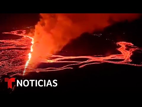 La tierra en Islandia vuelve a demostrar que está viva con la erupción de uno de sus volcanes