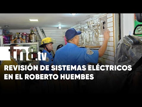 Revisión de sistemas eléctricos para evitar percances en el Mercado Roberto Huembes