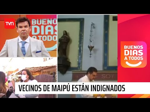 Vecinos de Maipú están indignados: Invitaron a adultos mayores a misa en plena pandemia | BDAT