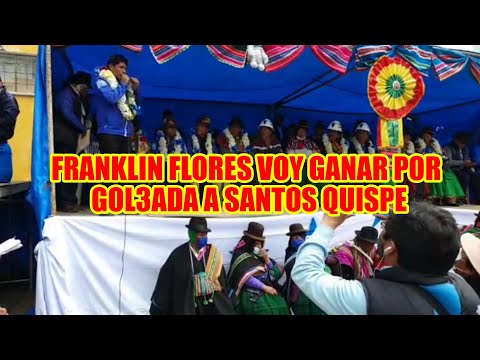 FRANKLIN FLORES PROMETIÓ M3JORAR LOS CAMINOS DE MUNICIPIO DE COLLANA PROVINCIA DE AROMA DE LA PAZ..