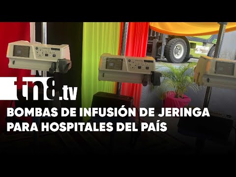 Bombas de infusión de jeringa, importante distribución en hospitales de Nicaragua