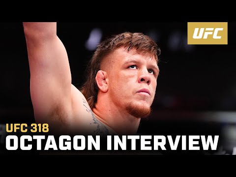 Jimmy Crute Octagon Interview | UFC 318