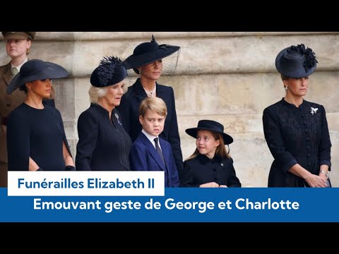 George et Charlotte : Ce geste bouleversant passé inaperçu aux funérailles d'Elizabeth II
